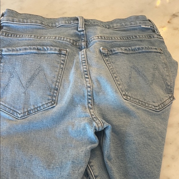 MOTHER Boyfriend Jeans in Blue - Picture 5 of 5